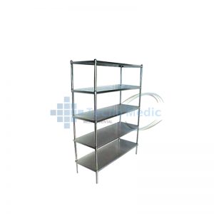 Estantería de Acero Inoxidable de 1 cuerpo 05 divisiones